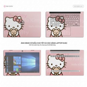 Decal dán Laptop Hello Kitty Amh 004