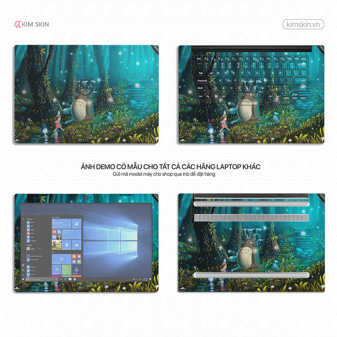 Amh 038 Miếng dán Laptop Totoro Amh 038