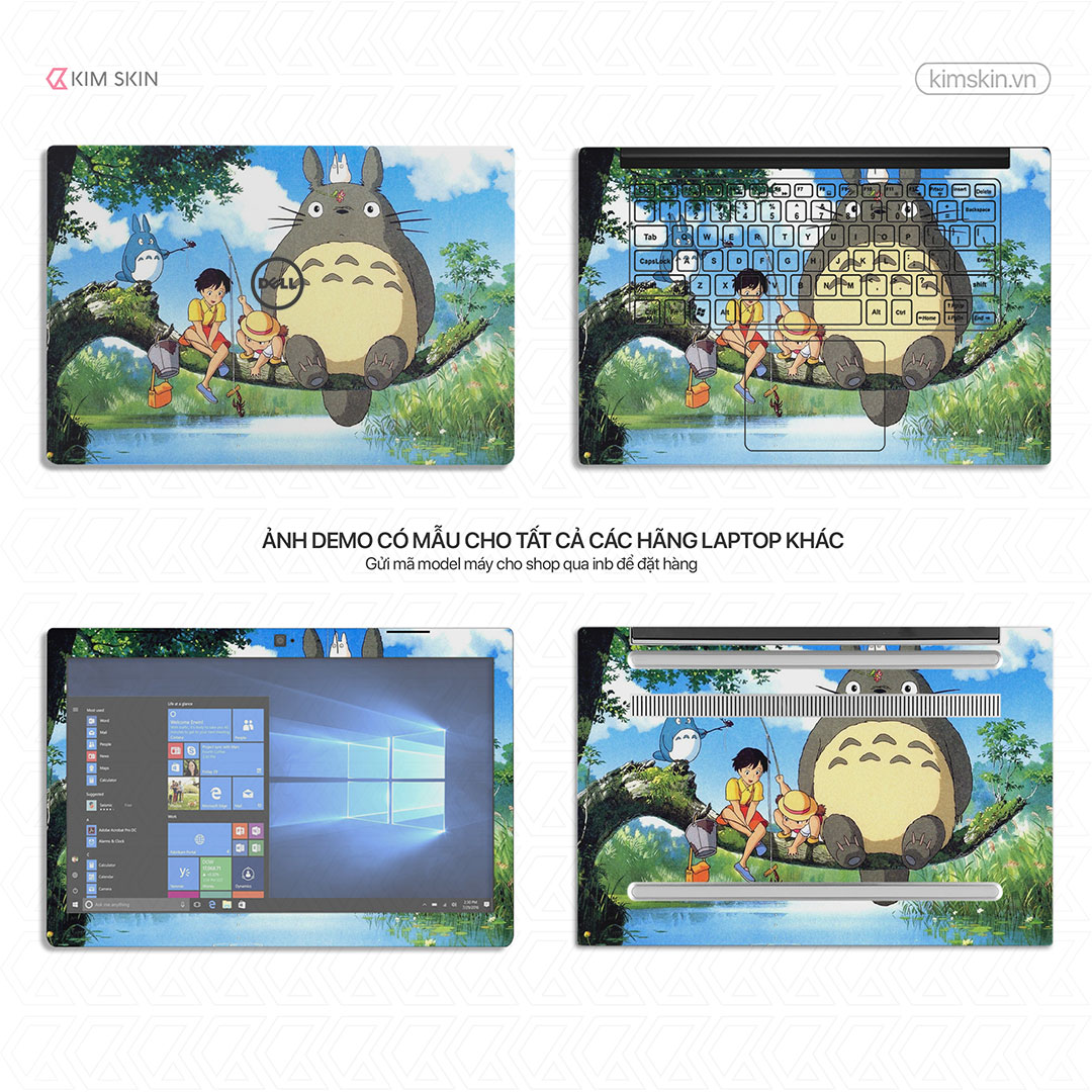 Amh 040 Decal dán Laptop Totoro Amh 040