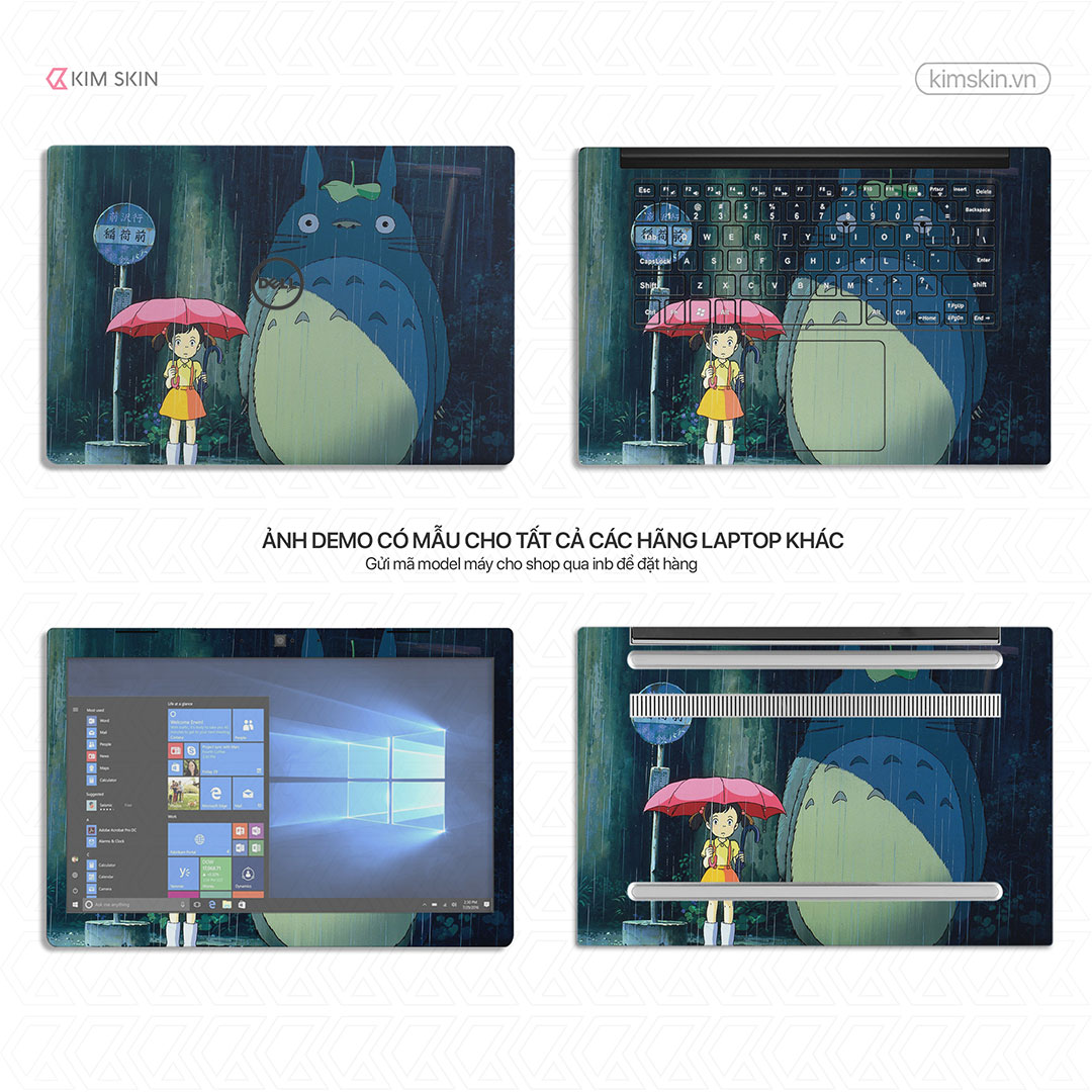 Amh 041 Miếng dán Laptop Totoro Amh 041