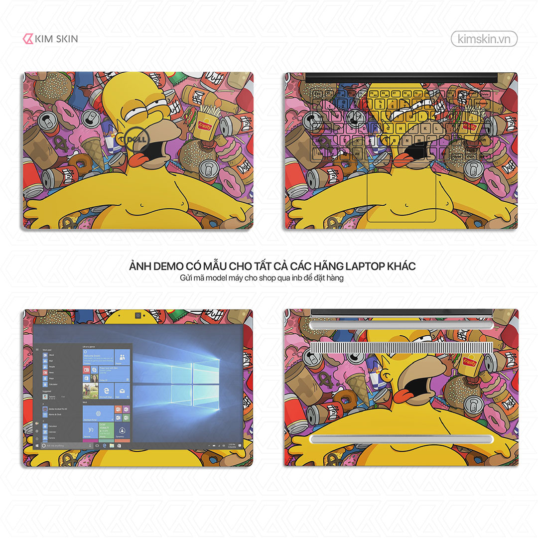 Amh 099 Decal Laptop Simpsons Amh 099