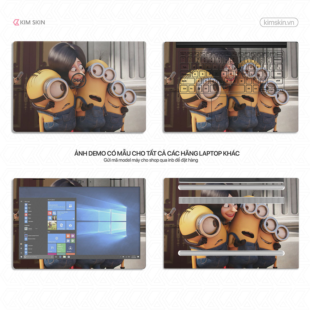 Amh 106 Decal Laptop Minions Amh 106