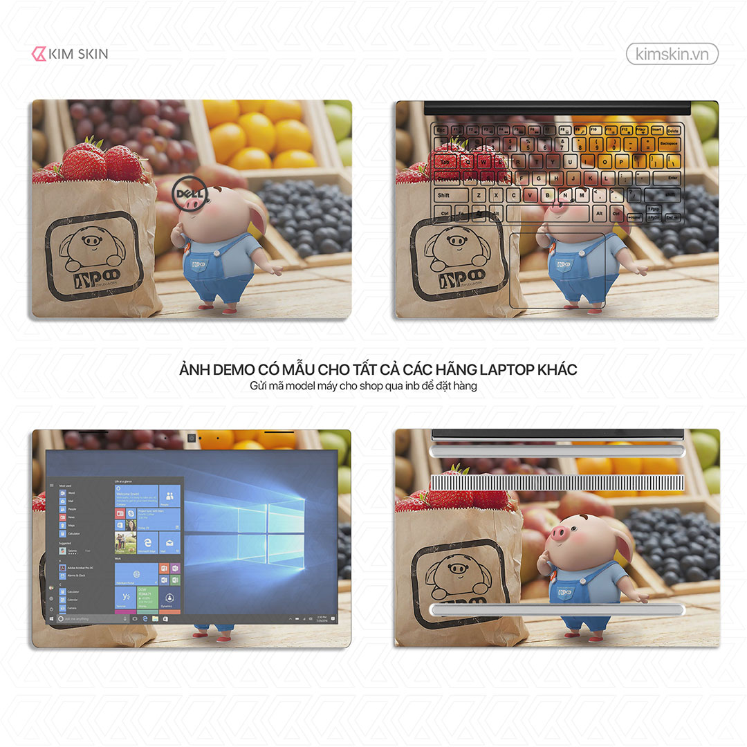Amh 123 Dán decal Laptop Amh 123