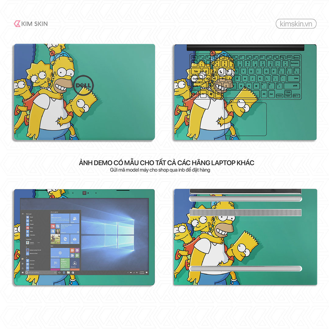 Amh 192 Decal Laptop Simpsons Amh 192