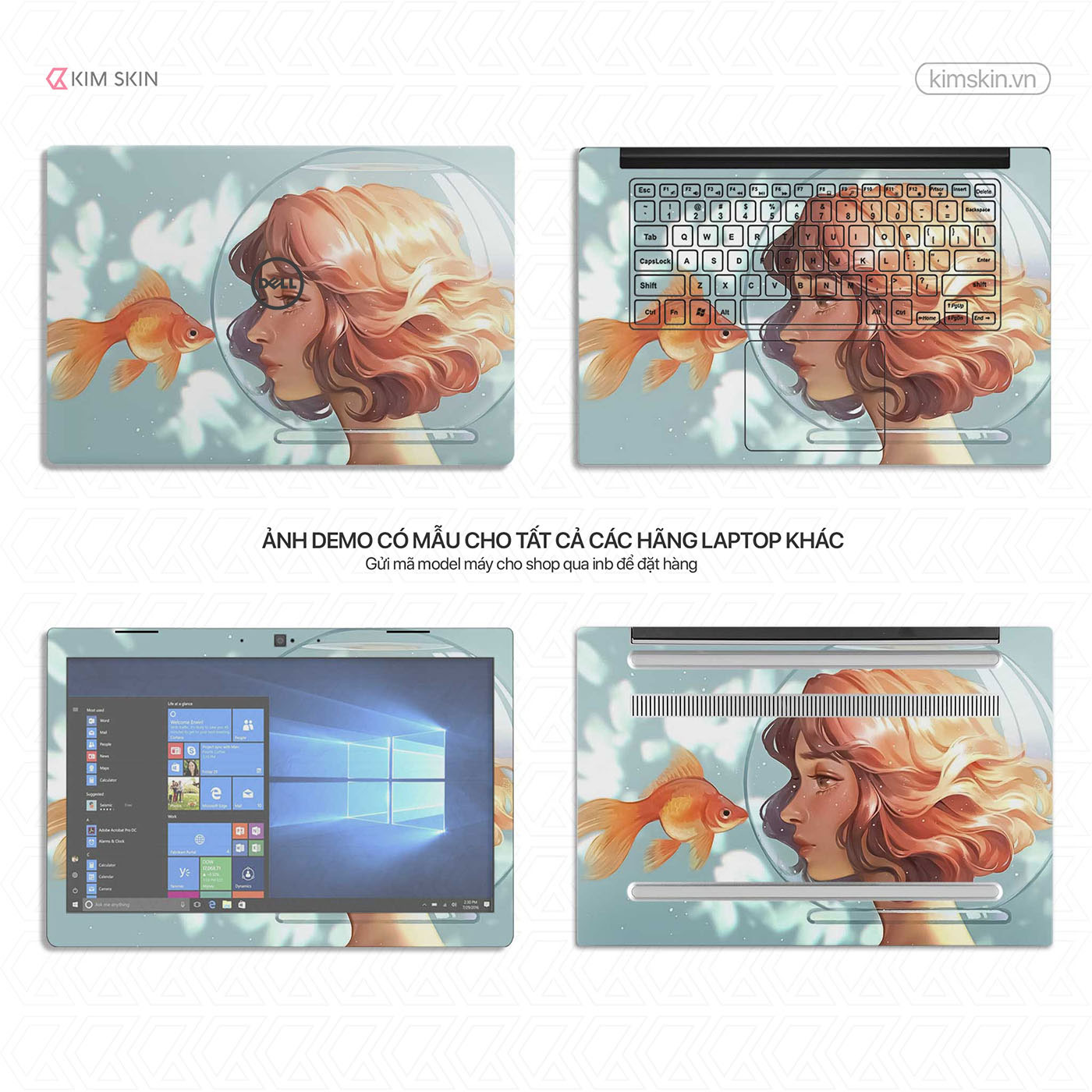 Arh 027 Decal dán Laptop Arh 027
