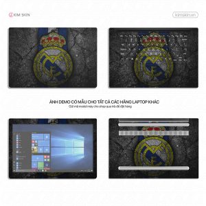 Dán decal Laptop Real Madrid BĐh 012