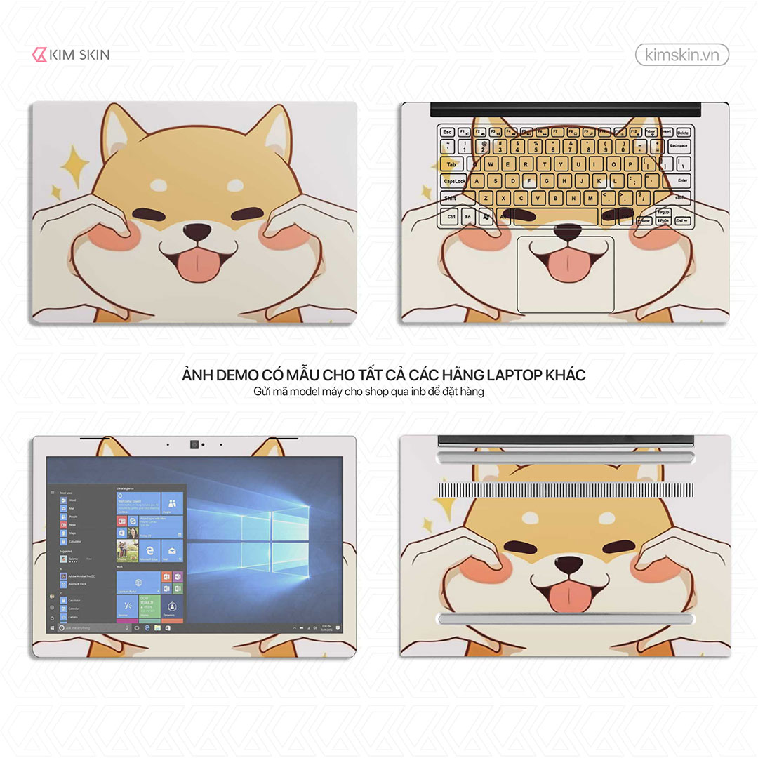 Dtt 022 Skin Laptop Chó Shiba Dtt 022