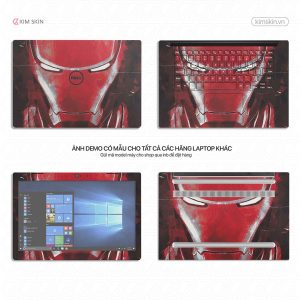 Miếng dán Laptop Iron Man Mvh 008