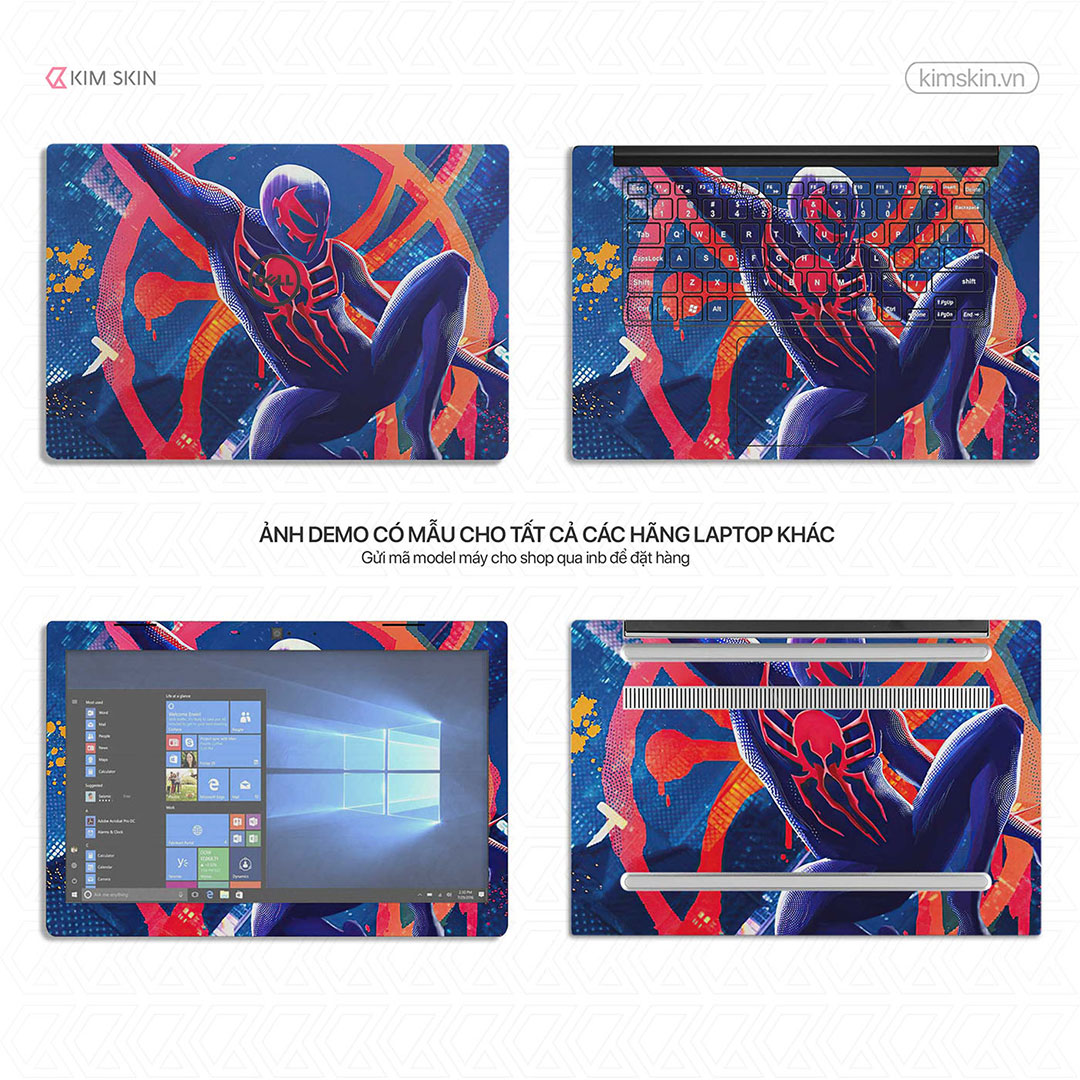 Mvh 011 Decal dán Laptop Spider Man Mvh 011