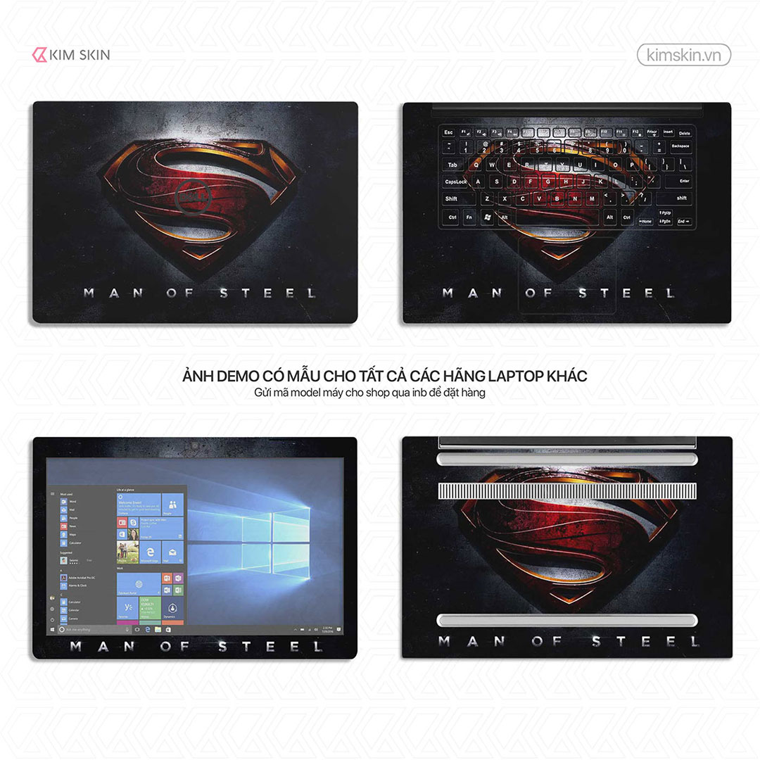 Mvh 031 Skin Laptop Super Man Mvh 031