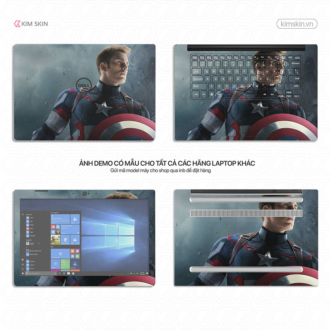 Mvh 045 Skin Laptop Captain America Mvh 045