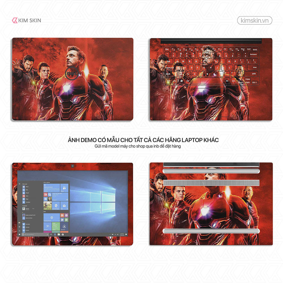 Mvh 053 Miếng dán Laptop Avengers Mvh 053