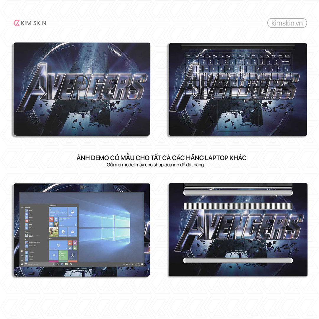 Mvh 066 Decal dán Laptop Avengers Mvh 066