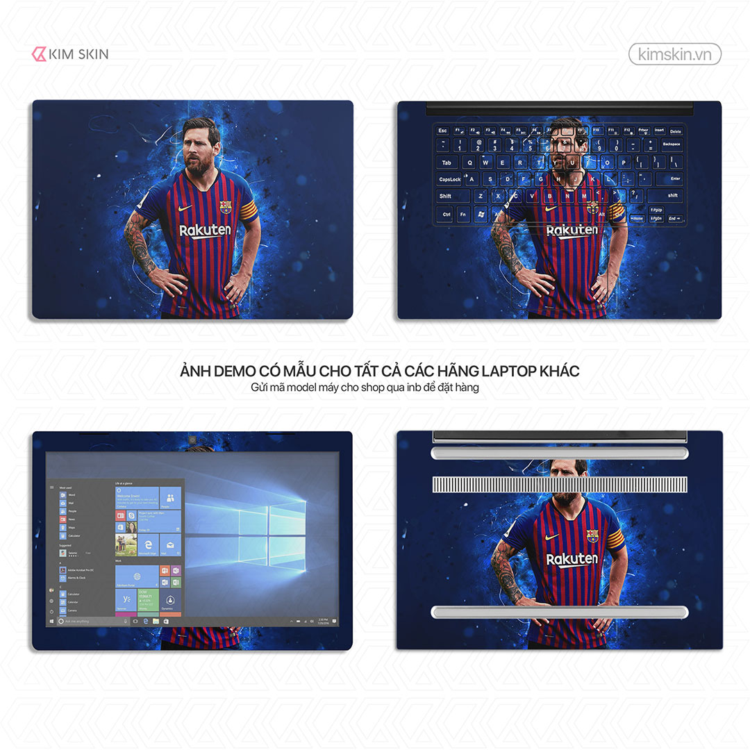 BĐh 033 Skin Laptop Messi BĐh 033
