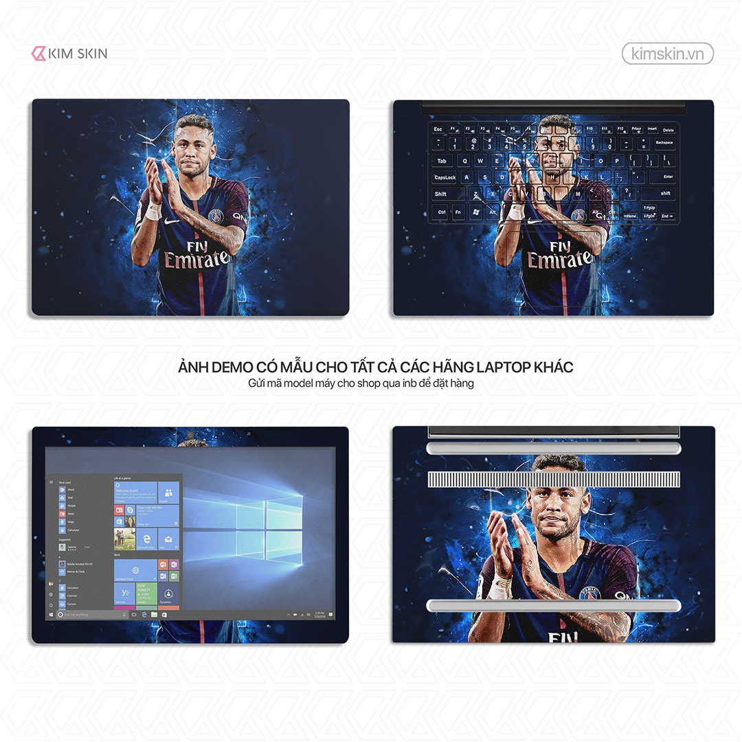 BĐh 037 Decal Laptop Neymar BĐh 037