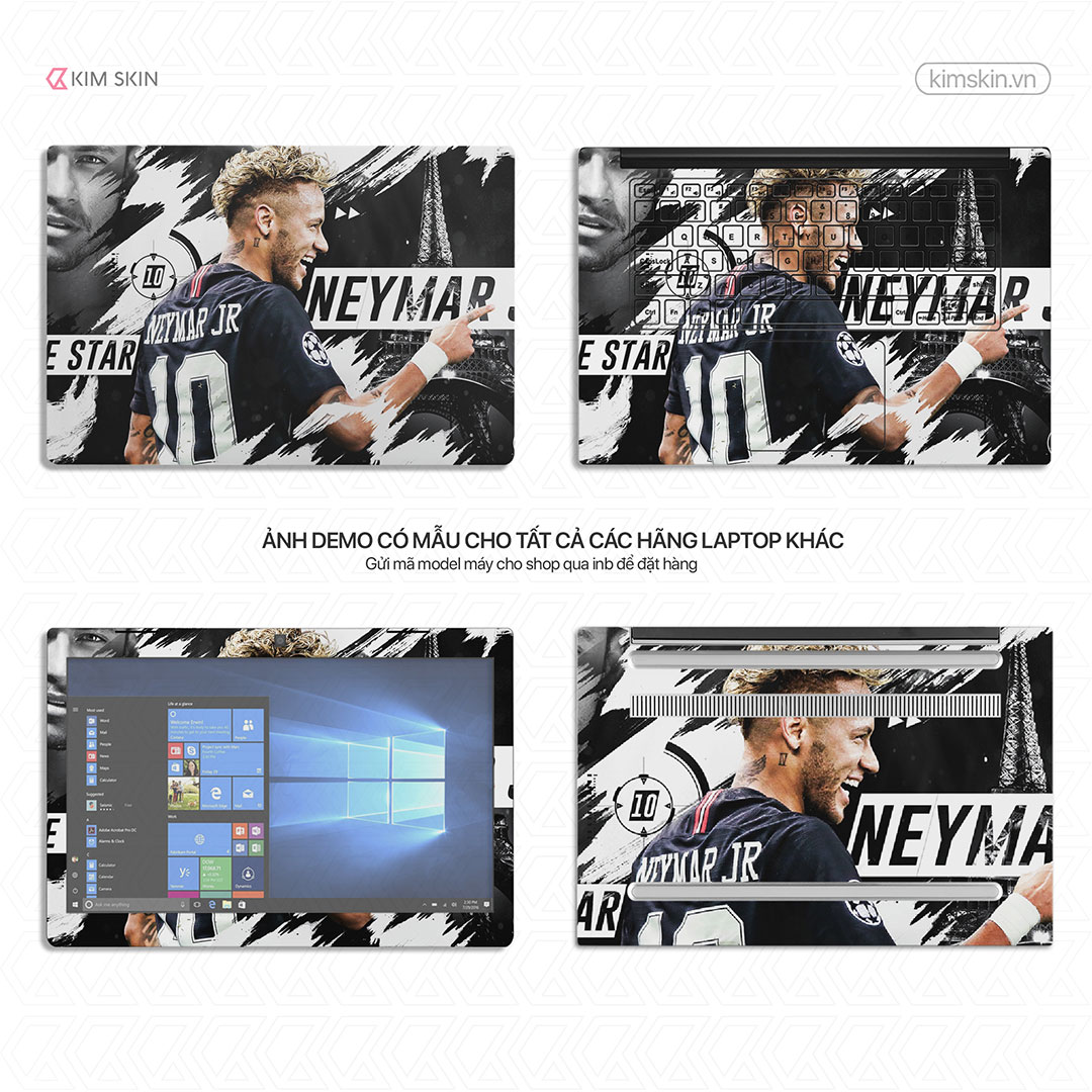 BĐh 038 Decal Laptop Neymar BĐh 038