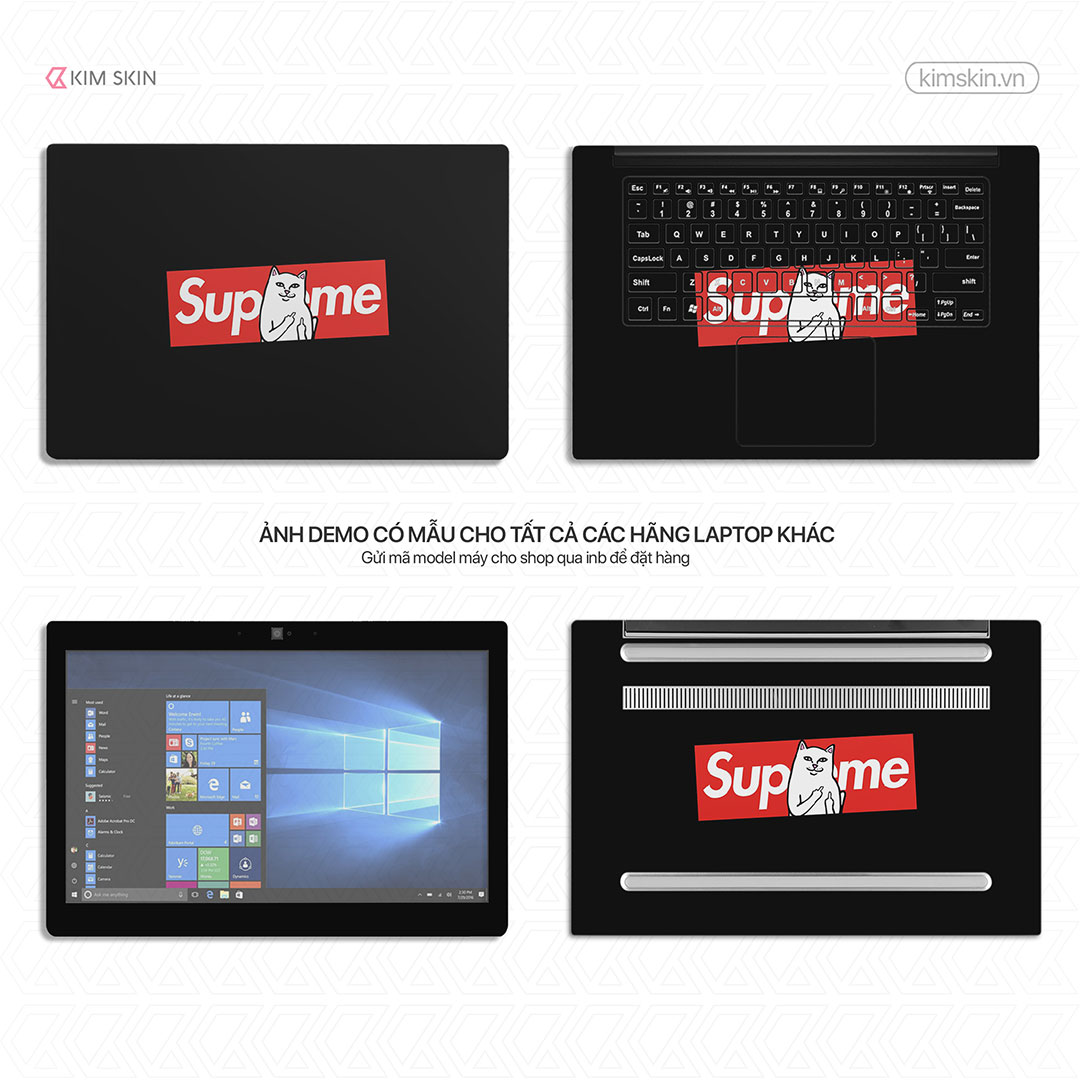 Fsh 014 Dán decal Laptop Surpeme Fsh 014