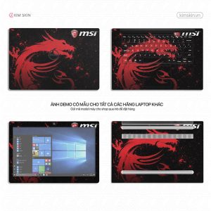 Decal Laptop MSI Gmt 125