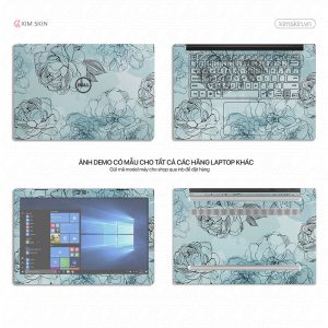 Miếng dán Laptop hoa lá Hlh 019