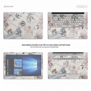 Miếng dán Laptop hoa lá Hlh 029