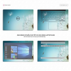 Dán decal Laptop hoa lá Hlh 042