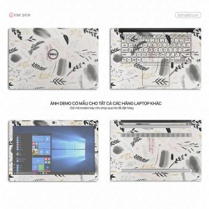 Decal Laptop hoa lá Hlh 044