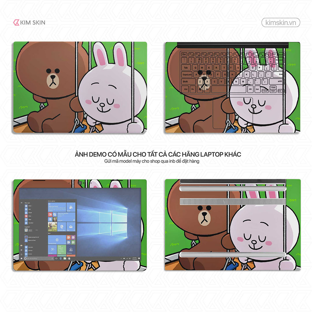 Inh 015 Decal dán Laptop Inh 015