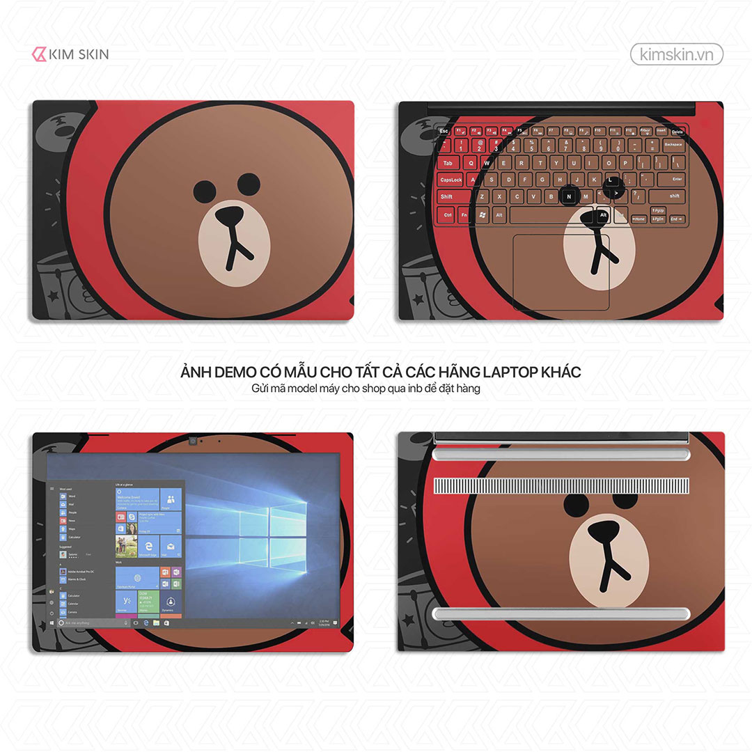 Inh 040 Dán decal Laptop Inh 040