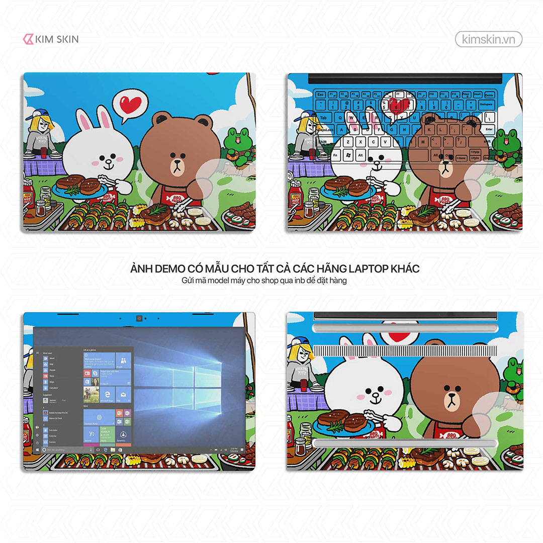 Inh 080 Decal dán Laptop Inh 080
