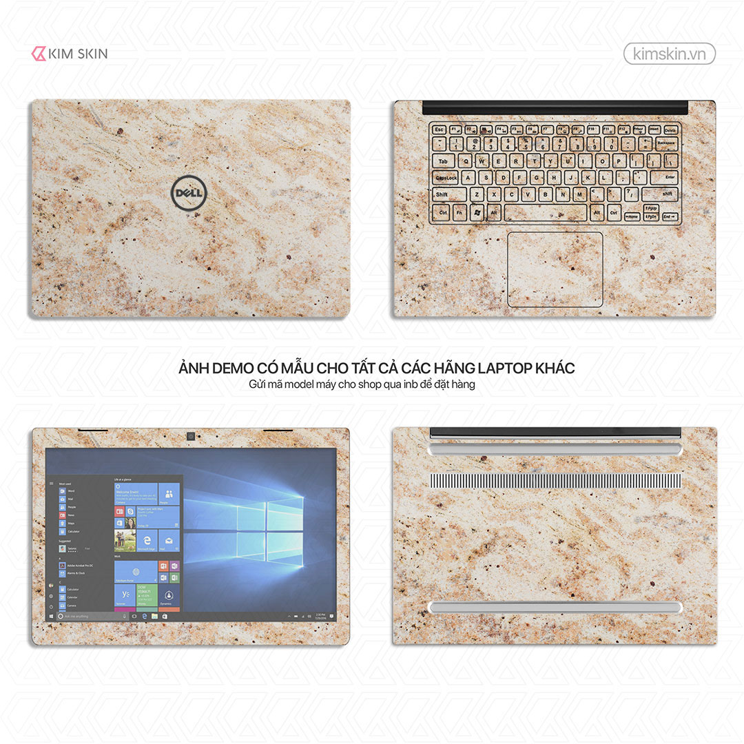 Vdt 041 Decal dán Laptop vân đá Vdt 041