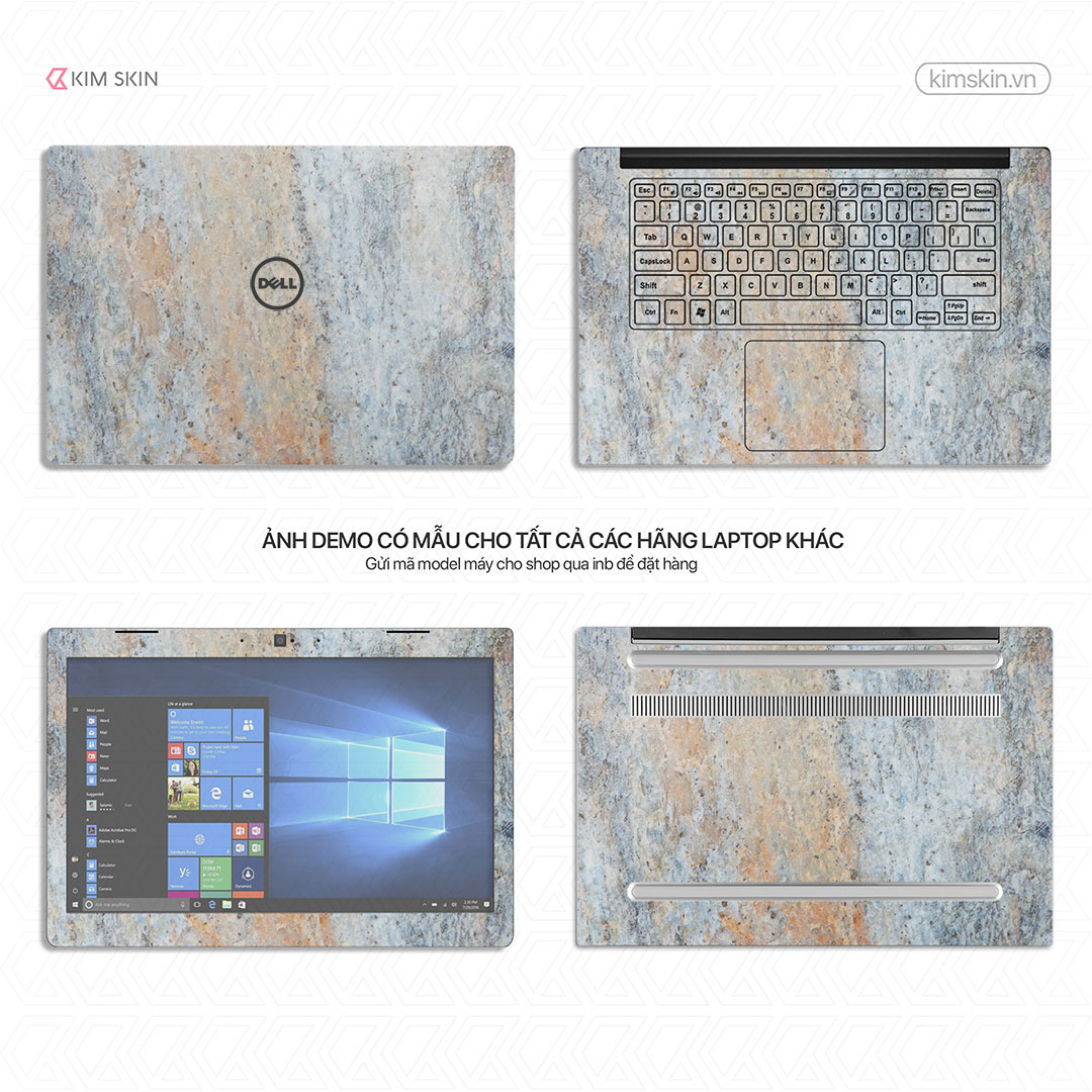 Vdt 050 Miếng dán Laptop vân đá Vdt 050