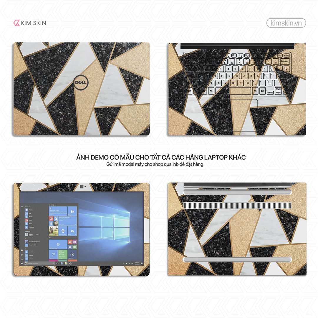Vdt 055 Dán decal Laptop vân đá Vdt 055