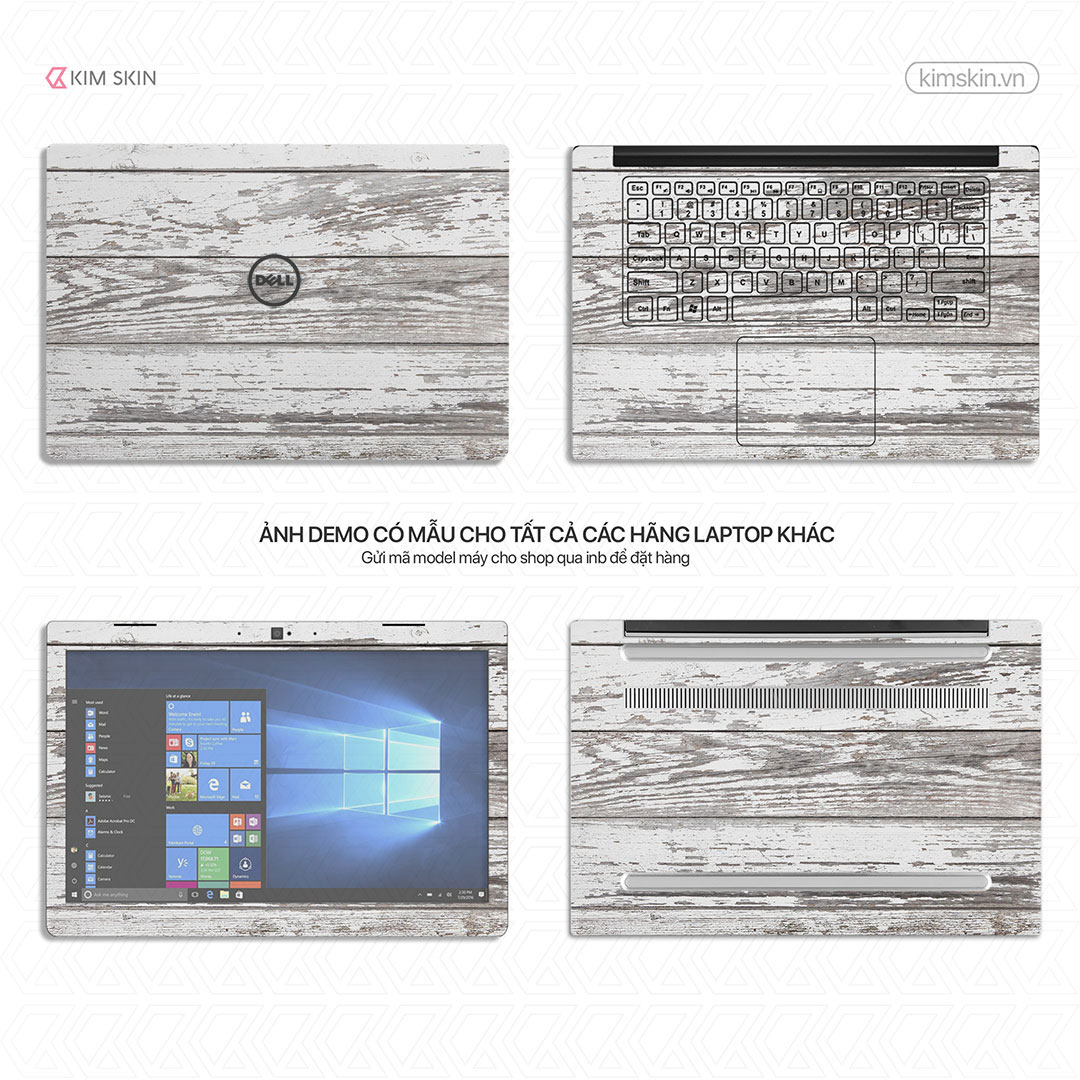 Wdh 004 Decal Laptop vân gỗ Wdh 004