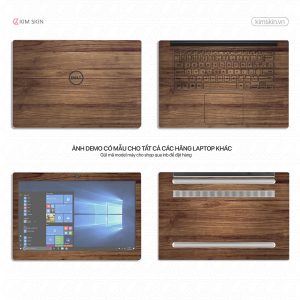 Decal dán Laptop vân gỗ Wdh 006
