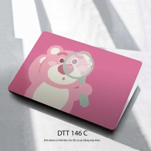 Miếng dán Laptop Gấu dâu Lotso Dtt 146 C
