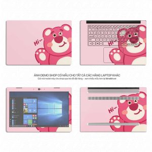 Decal Laptop Gấu dâu Lotso Dtt 148