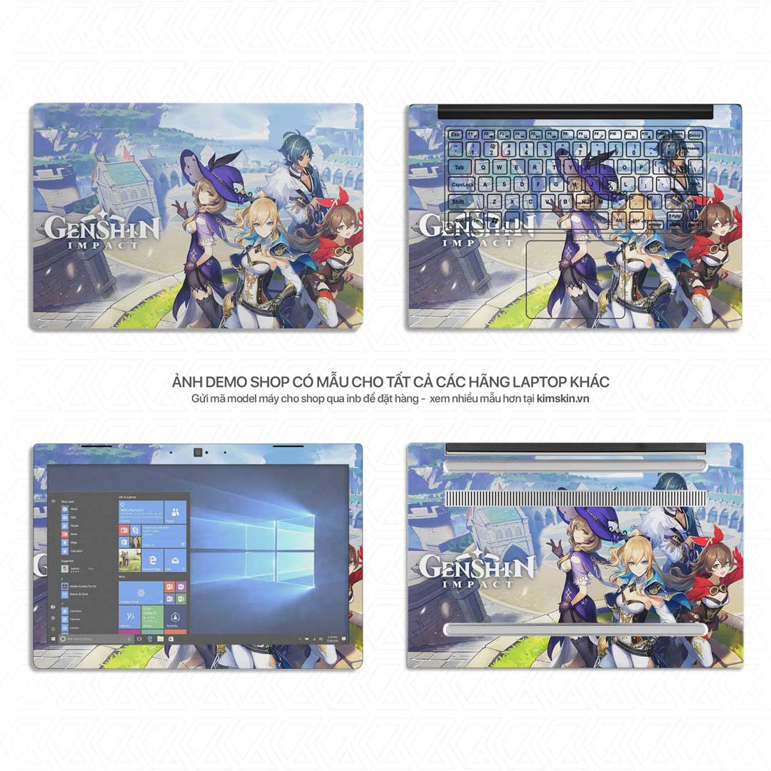 Gsi 005 Dán decal Laptop Genshin Impact Gsi 005