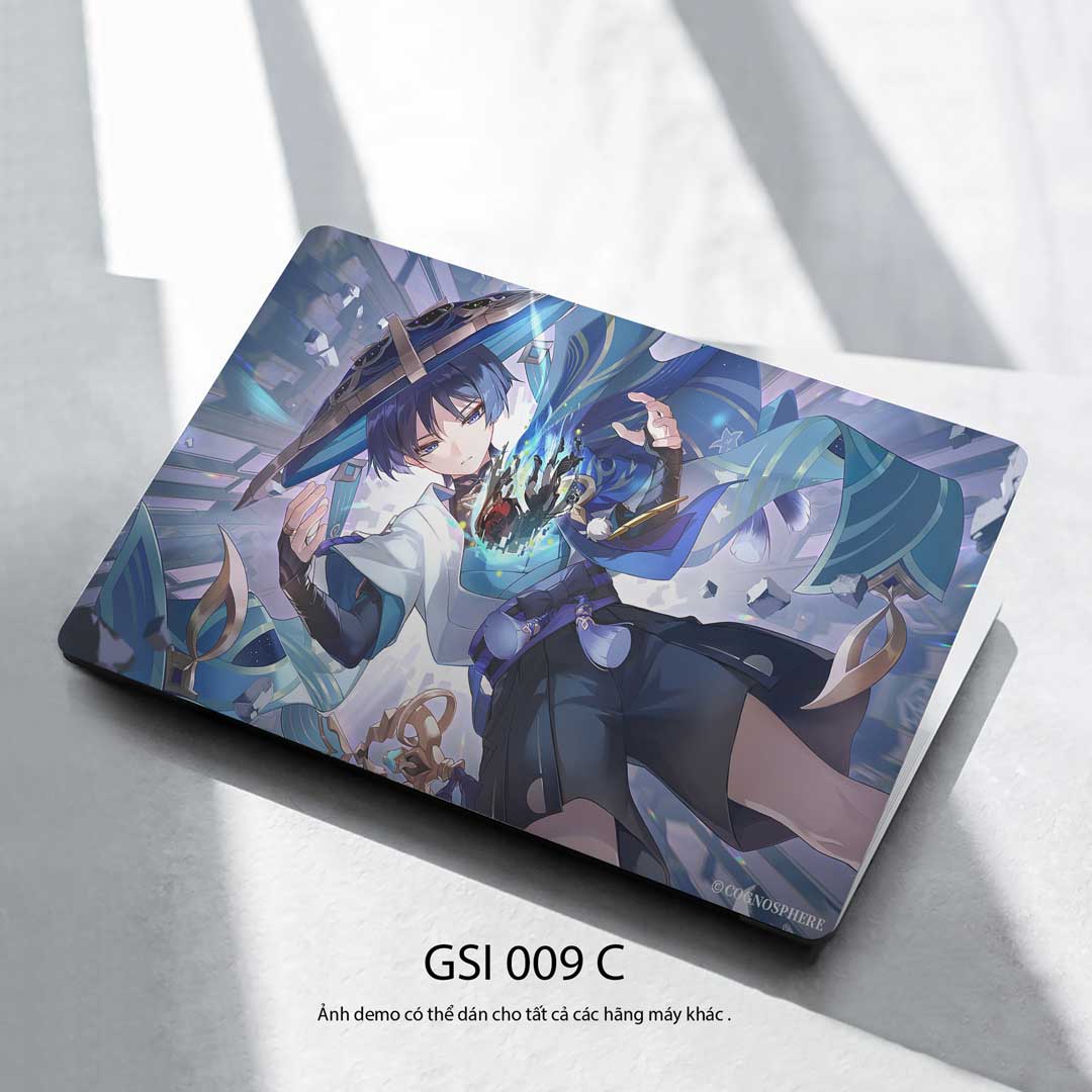 Gsi 009 C Dán decal Laptop Genshin Impact Gsi 009 C