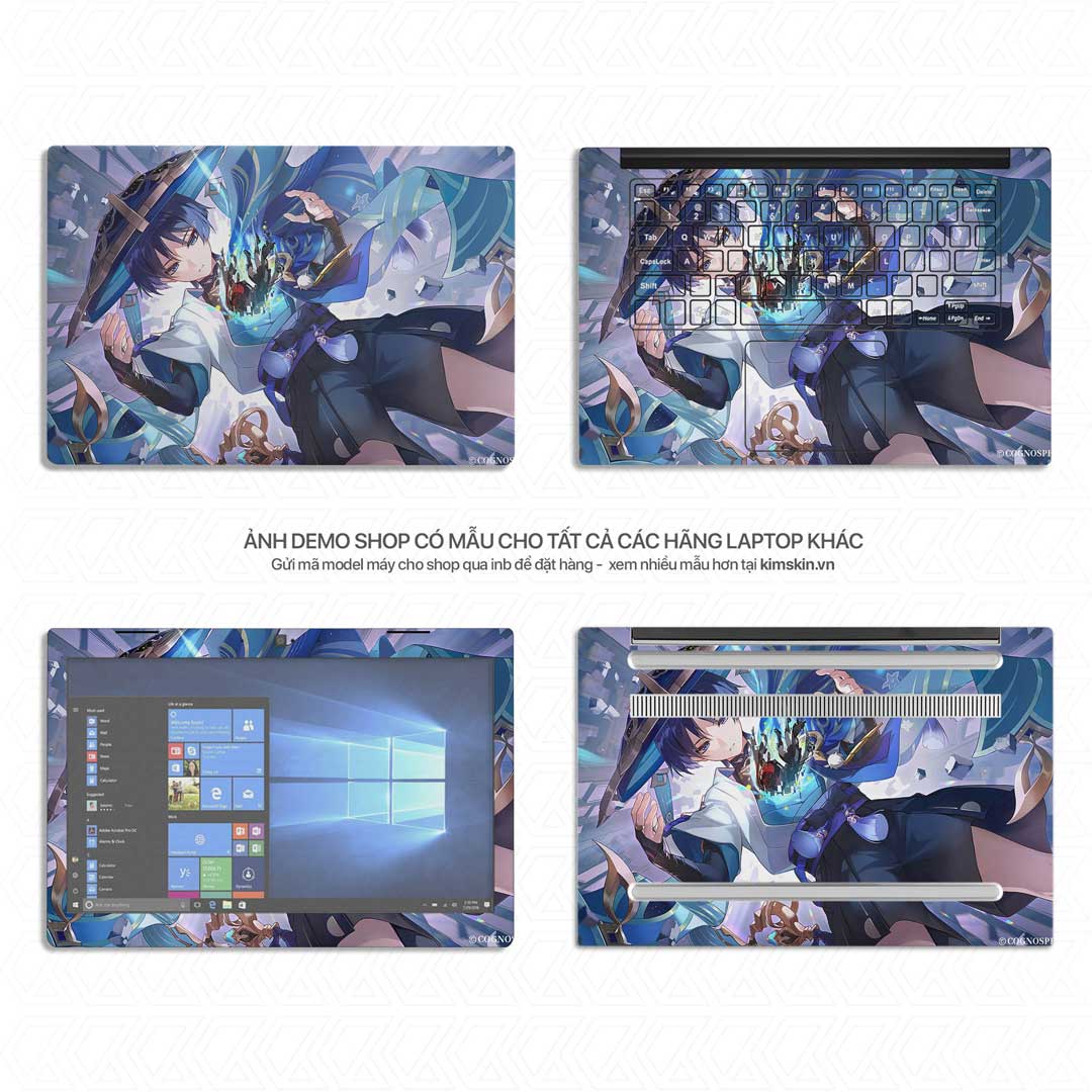 Gsi 009 Dán decal Laptop Genshin Impact Gsi 009
