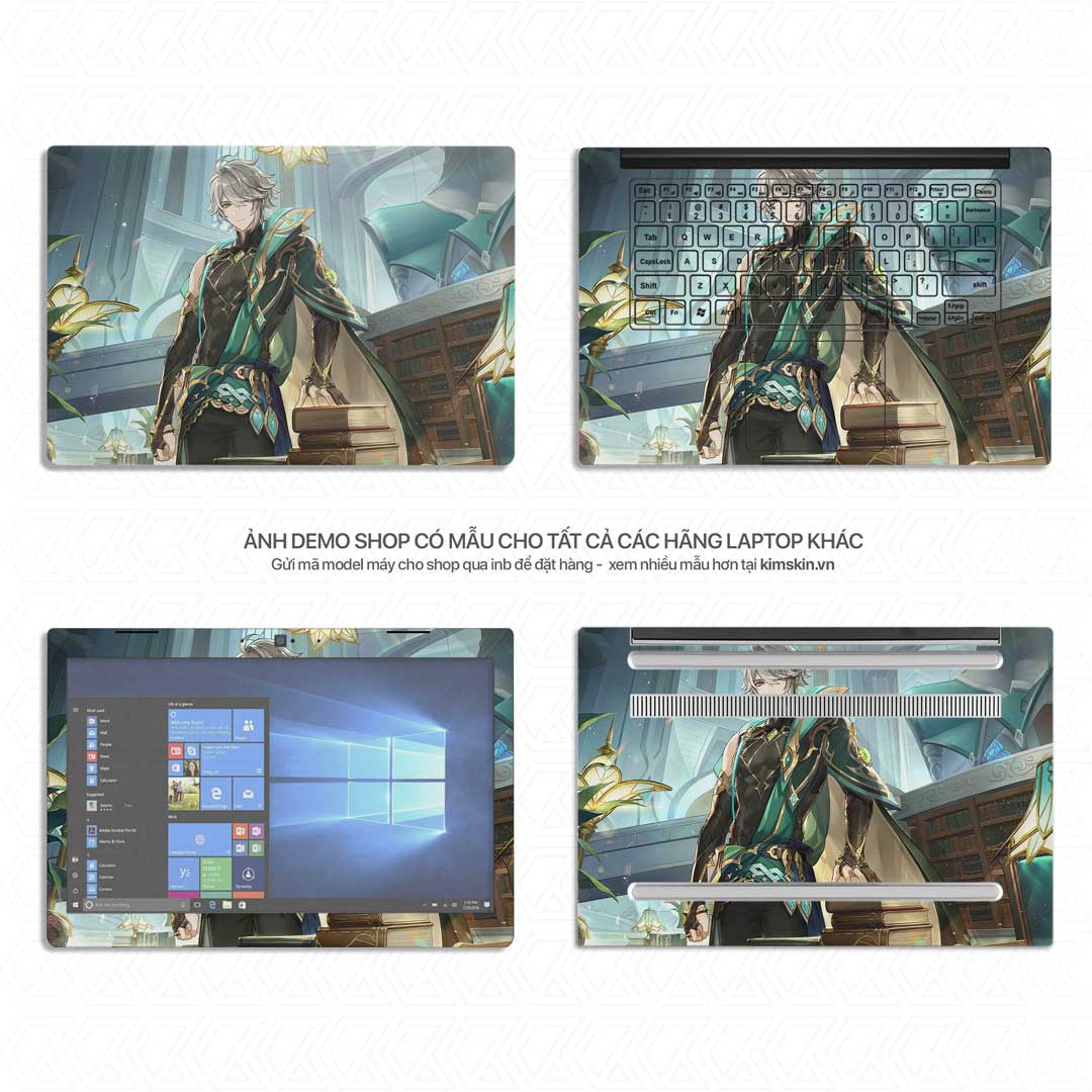 Gsi 018 Miếng dán Laptop Genshin Impact Gsi 018