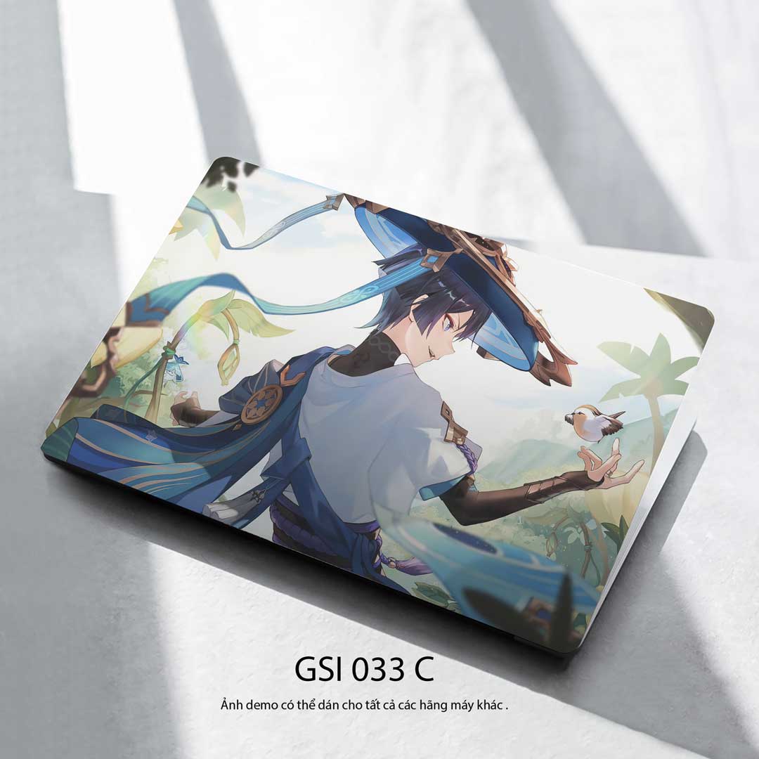 Gsi 033 C Miếng dán Laptop Genshin Impact Gsi 033 C