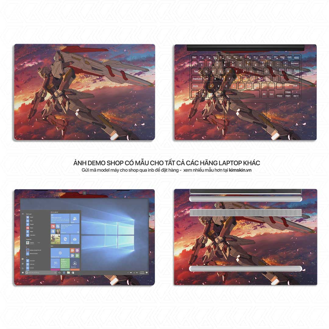 Gud 011 Decal dán Laptop Gundam Gud 011