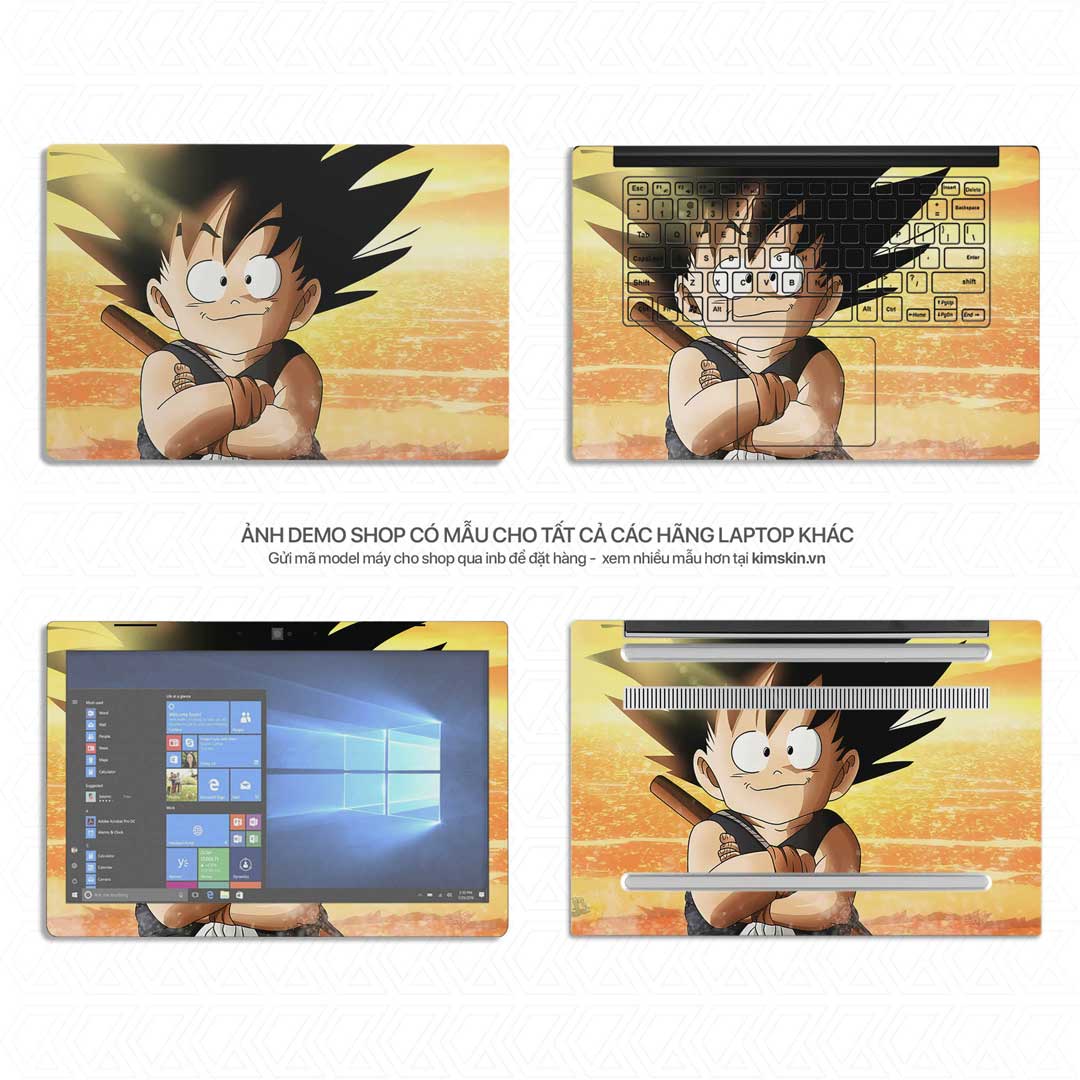 Anh 076 Decal dán Laptop Dragon Ball Anh 076
